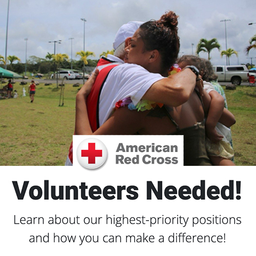 RED CROSS URGENTLY SEEKS NEW DISASTER VOLUNTEERS AS LOCAL RESPONSES SURGE