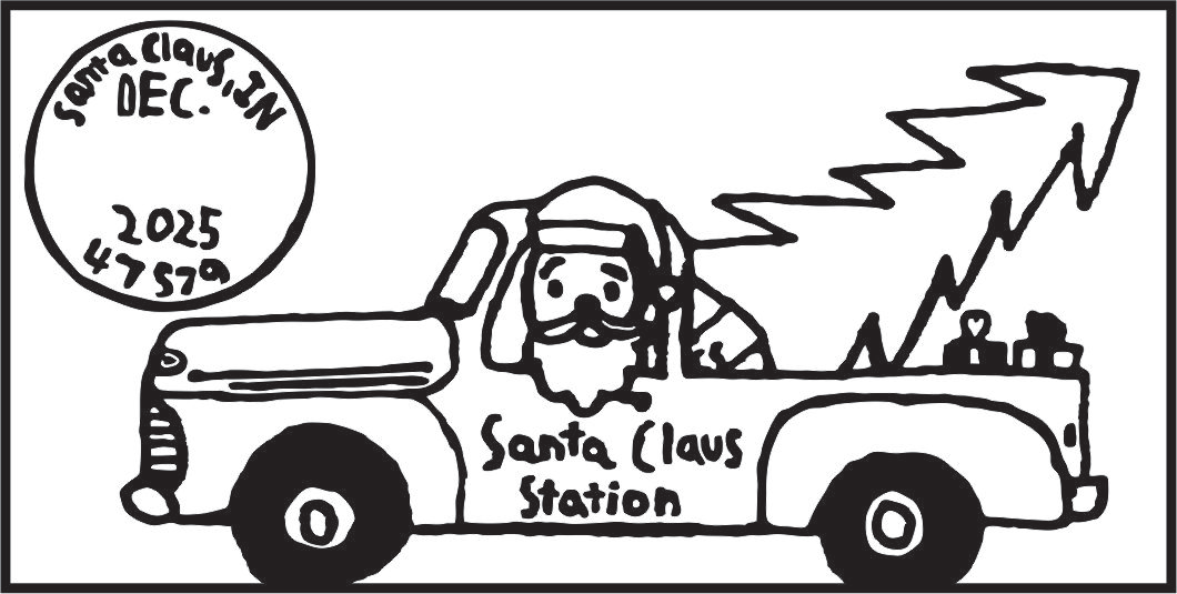 A Merry Little Postmark: Santa Claus, Indiana Spreads Holiday Magic Again