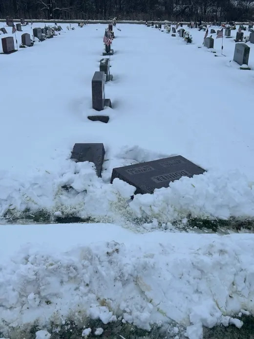 Butler Police Investigating Cemetery Damage After Vehicle Hits Headstones