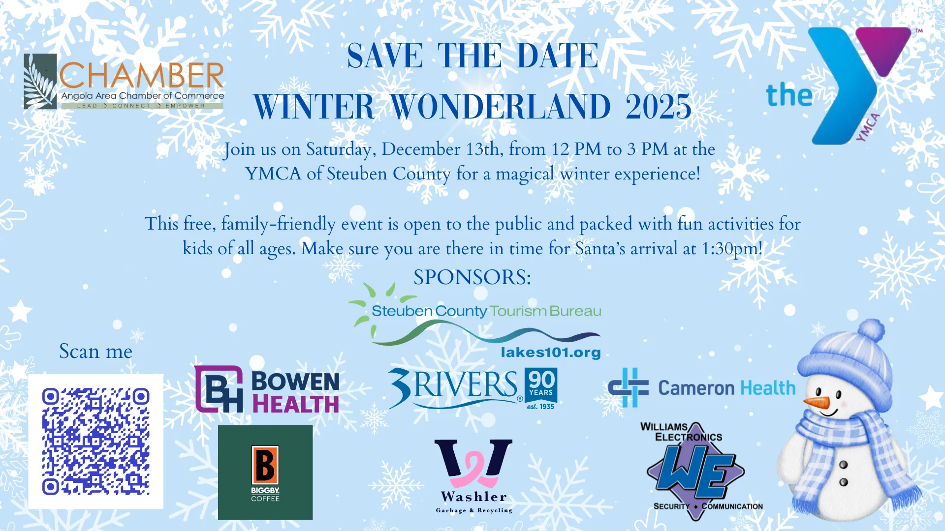 Winter Wonderland Returns to the YMCA This Saturday ❄️