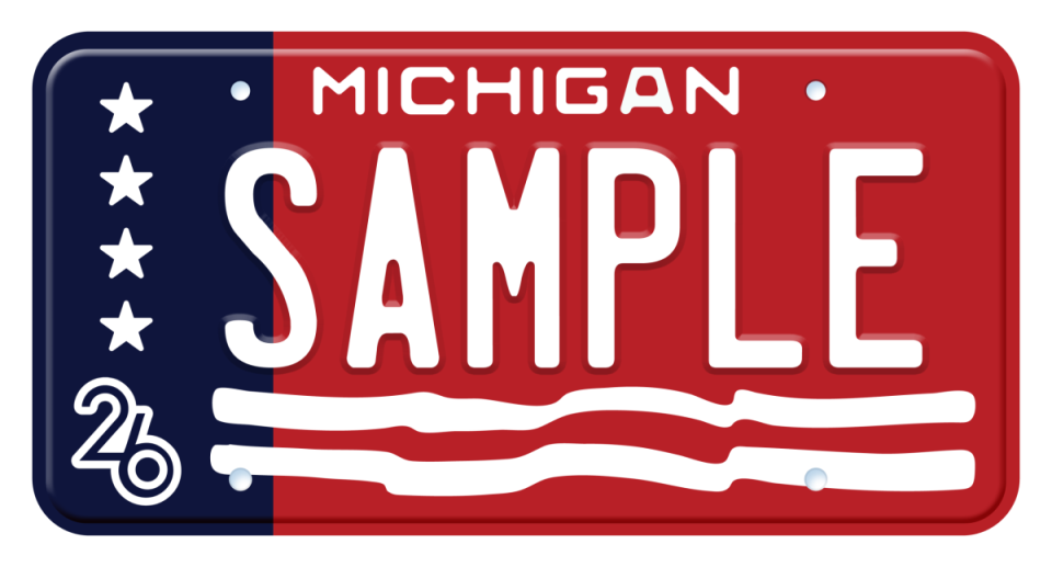 Michigan Rolls Out New Red, White, and Blue Legacy Plate