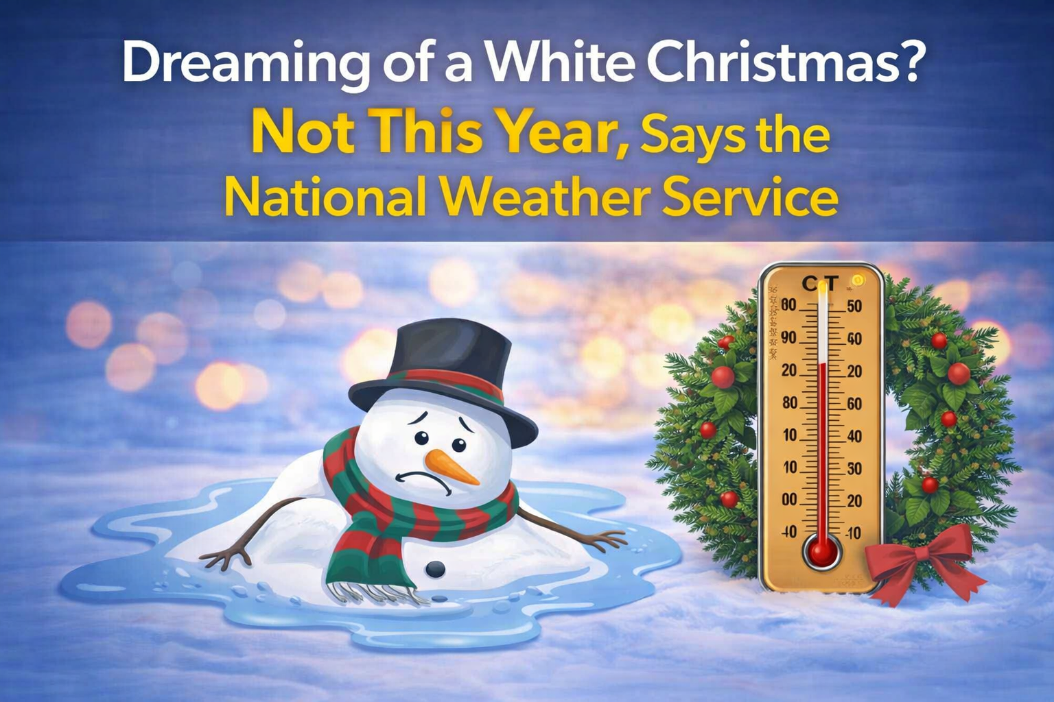 Dreaming of a White Christmas? Not This Year, Says the National Weather Service