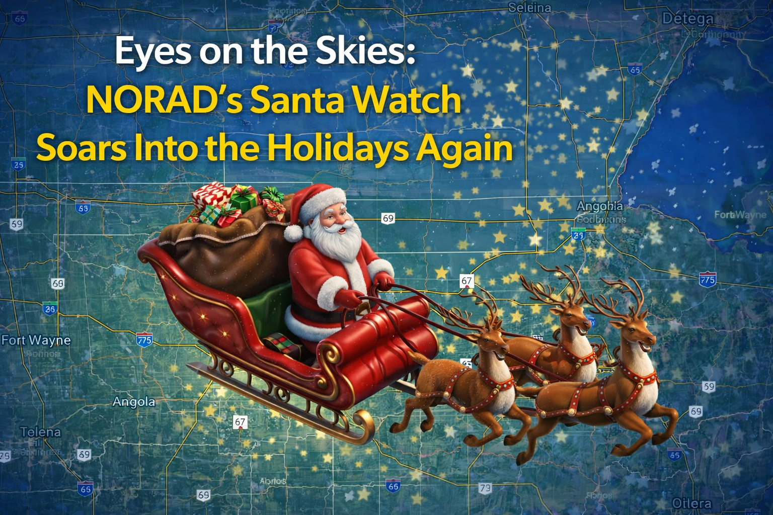 Eyes on the Skies: NORAD's Santa Watch Soars Into the Holidays Again