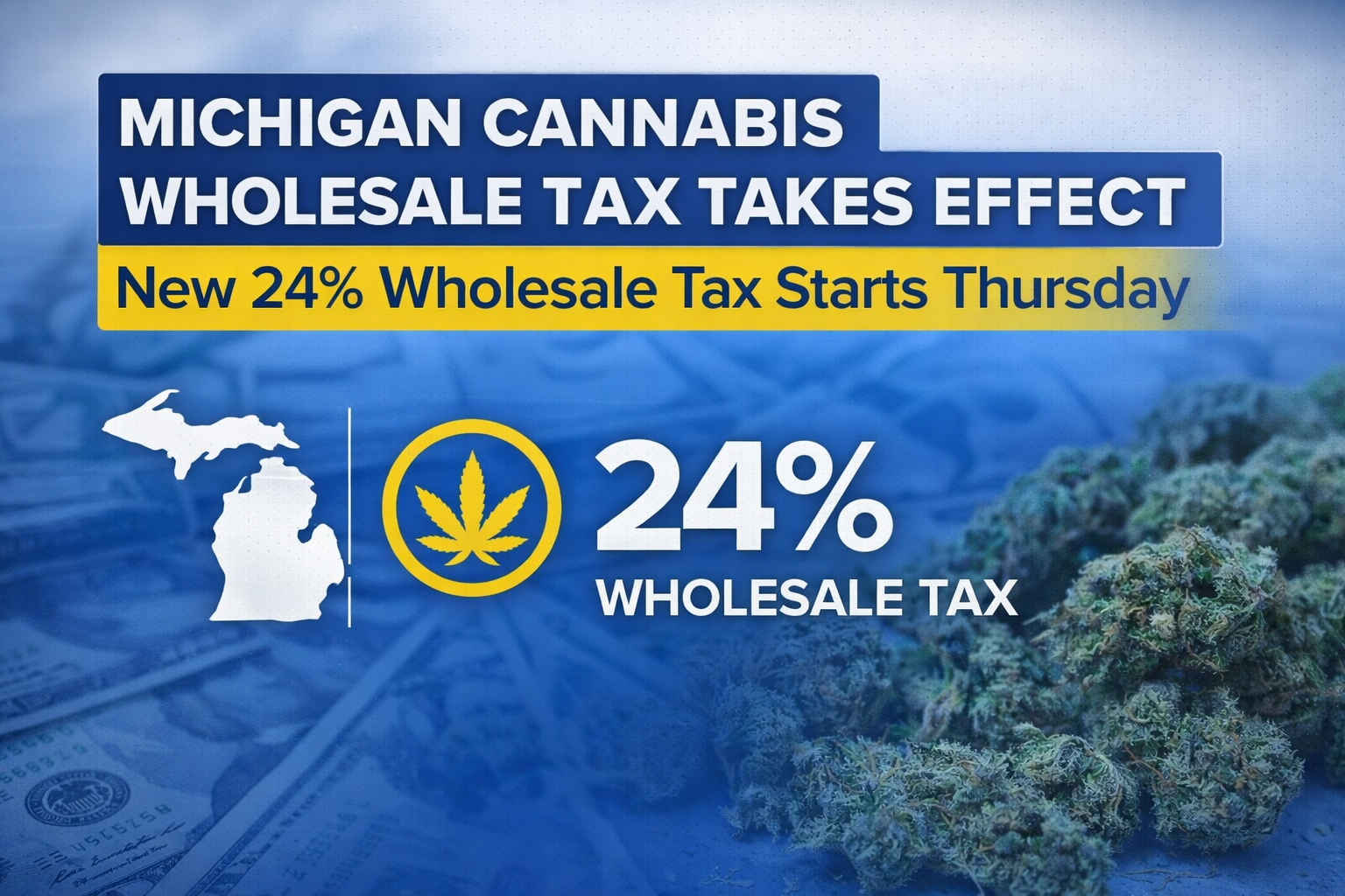 Michigan Rolls Out New Cannabis Tax as Wholesale Levy Takes Effect