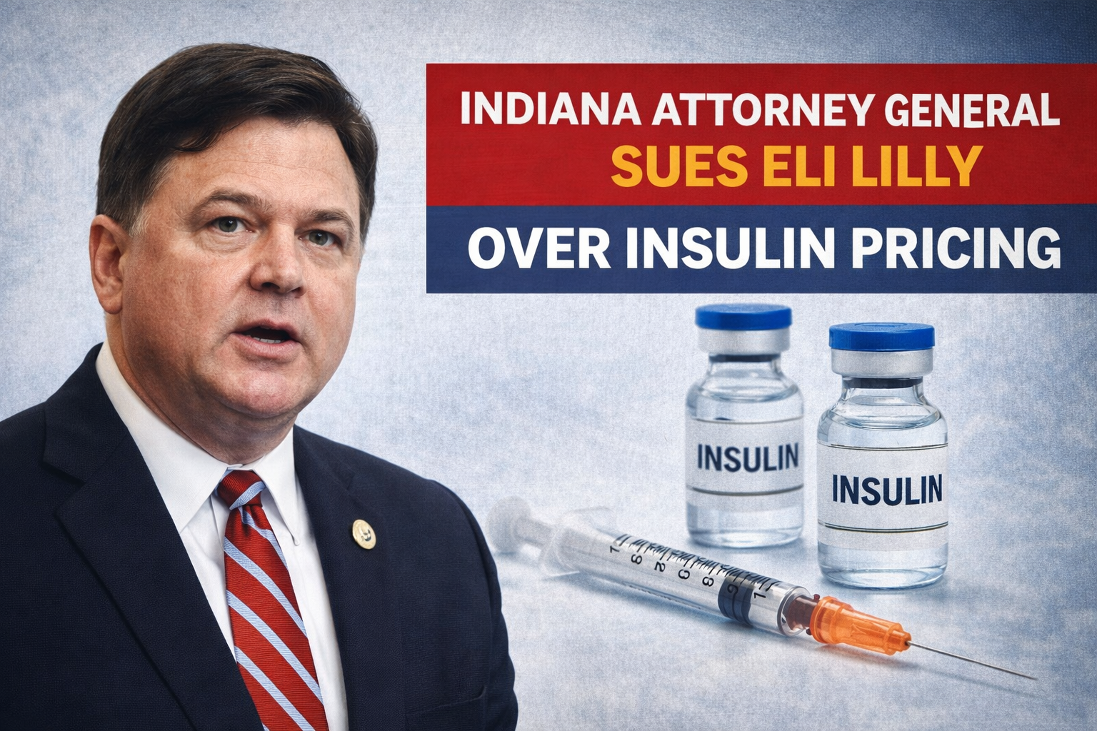 Indiana Attorney General Sues Eli Lilly Over Insulin Pricing