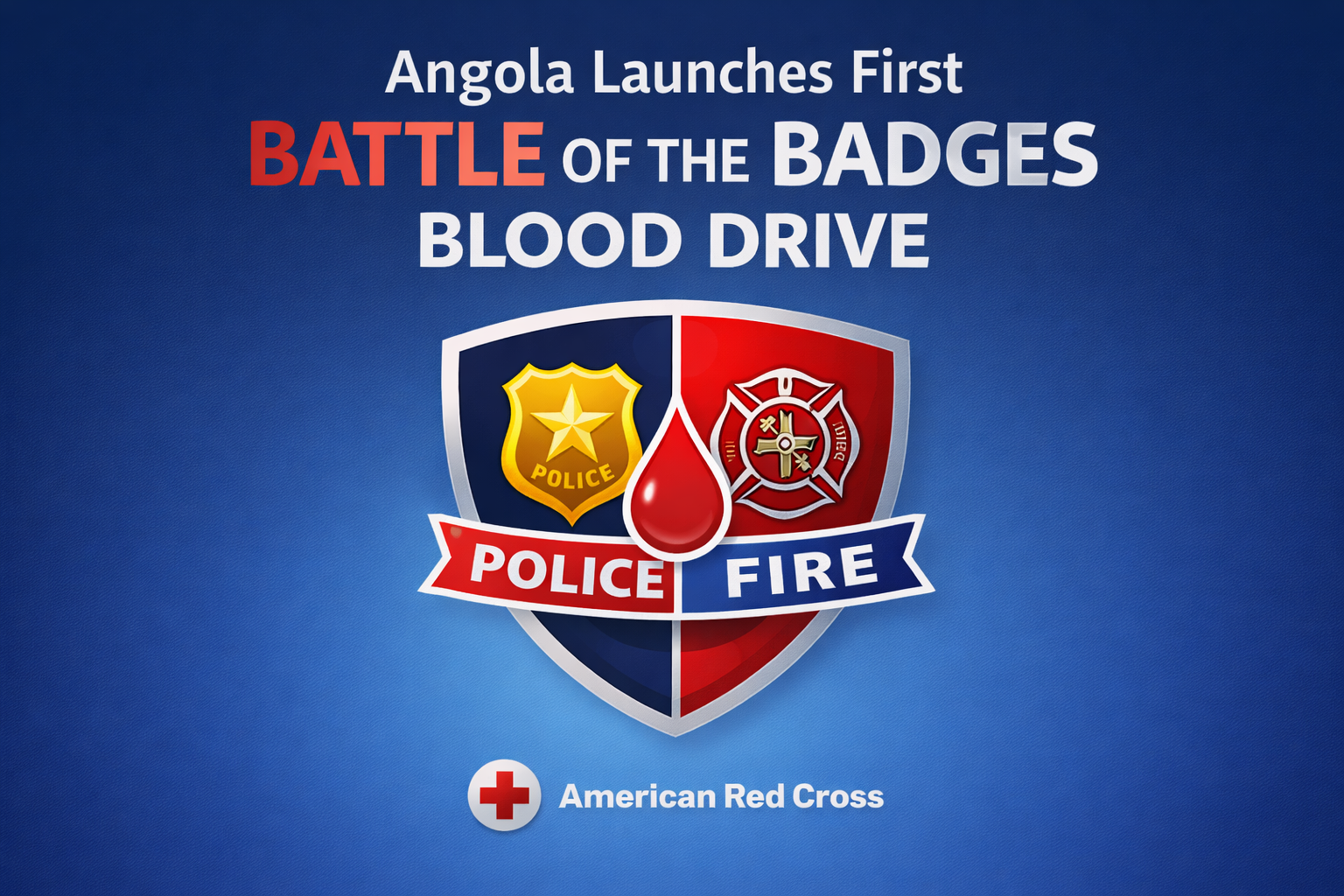 Angola Launches First Battle of the Badges Blood Drive