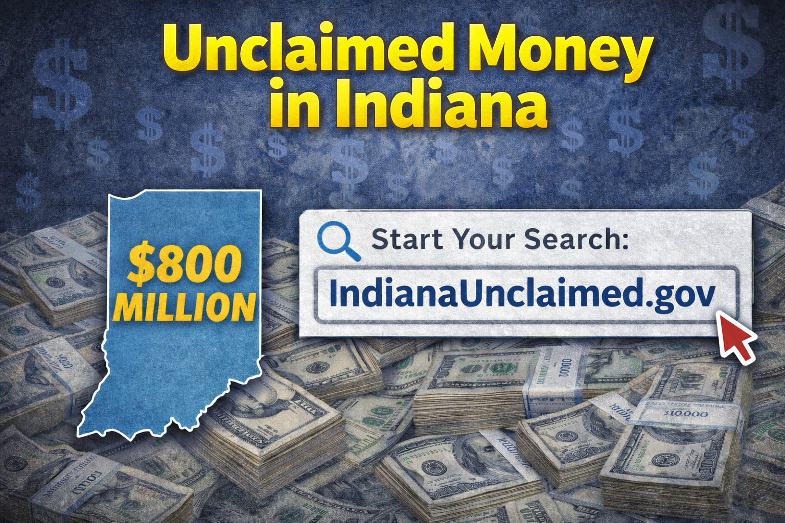 Hoosiers Urged to Check for Unclaimed Money Sitting in State Accounts