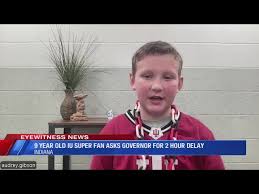 Young Hoosiers Fan Writes Governor Asking for School Delay