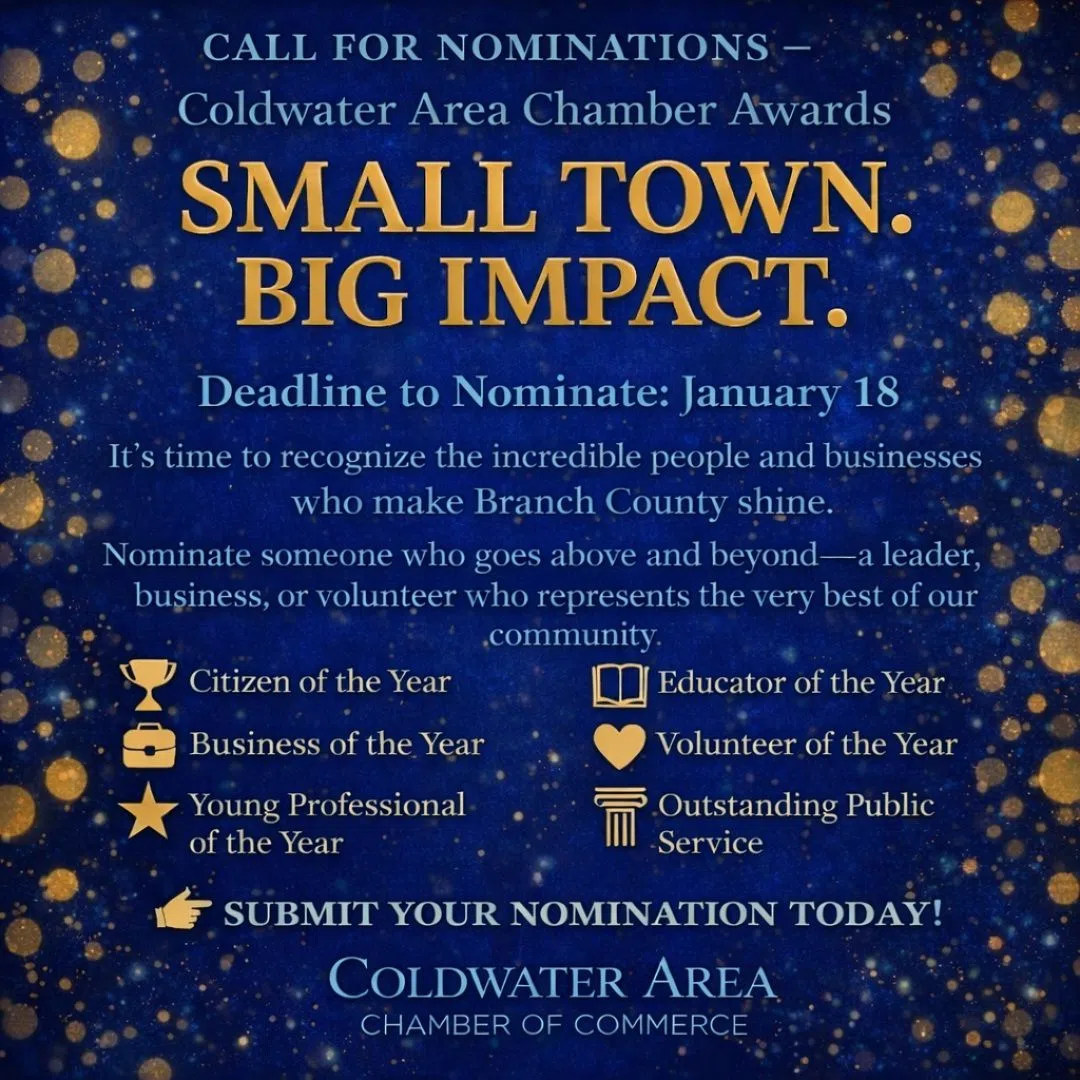 Final Nominations Due This Weekend for Branch County Community Awards