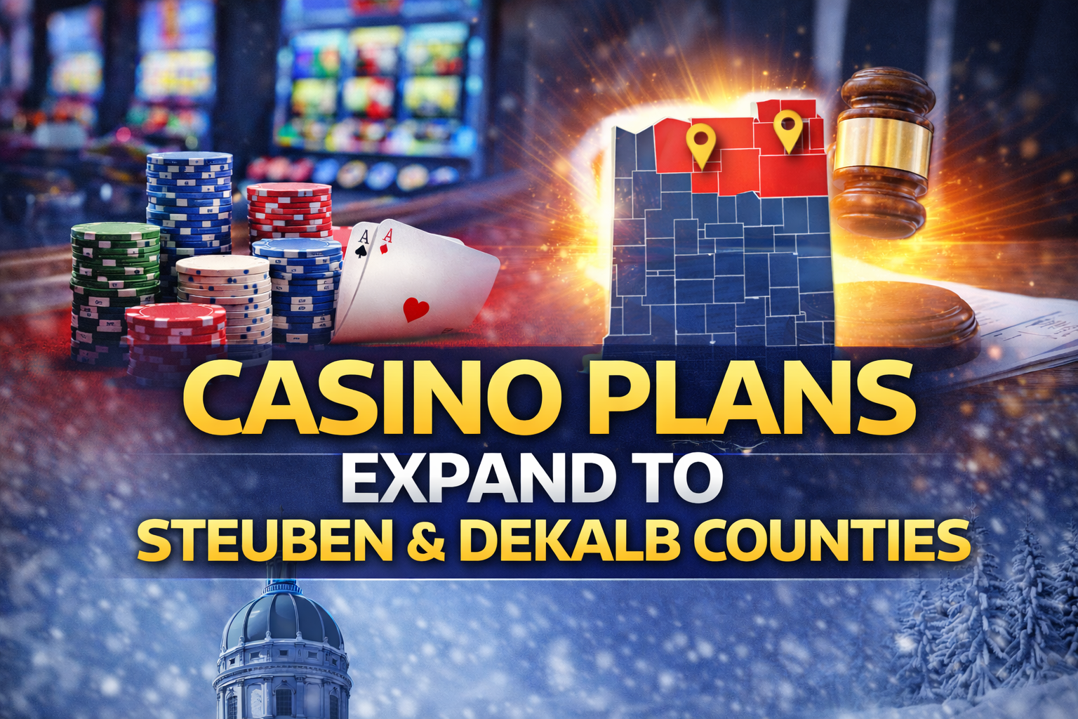 Casino Bill Amendment Puts Steuben and DeKalb Counties in Play
