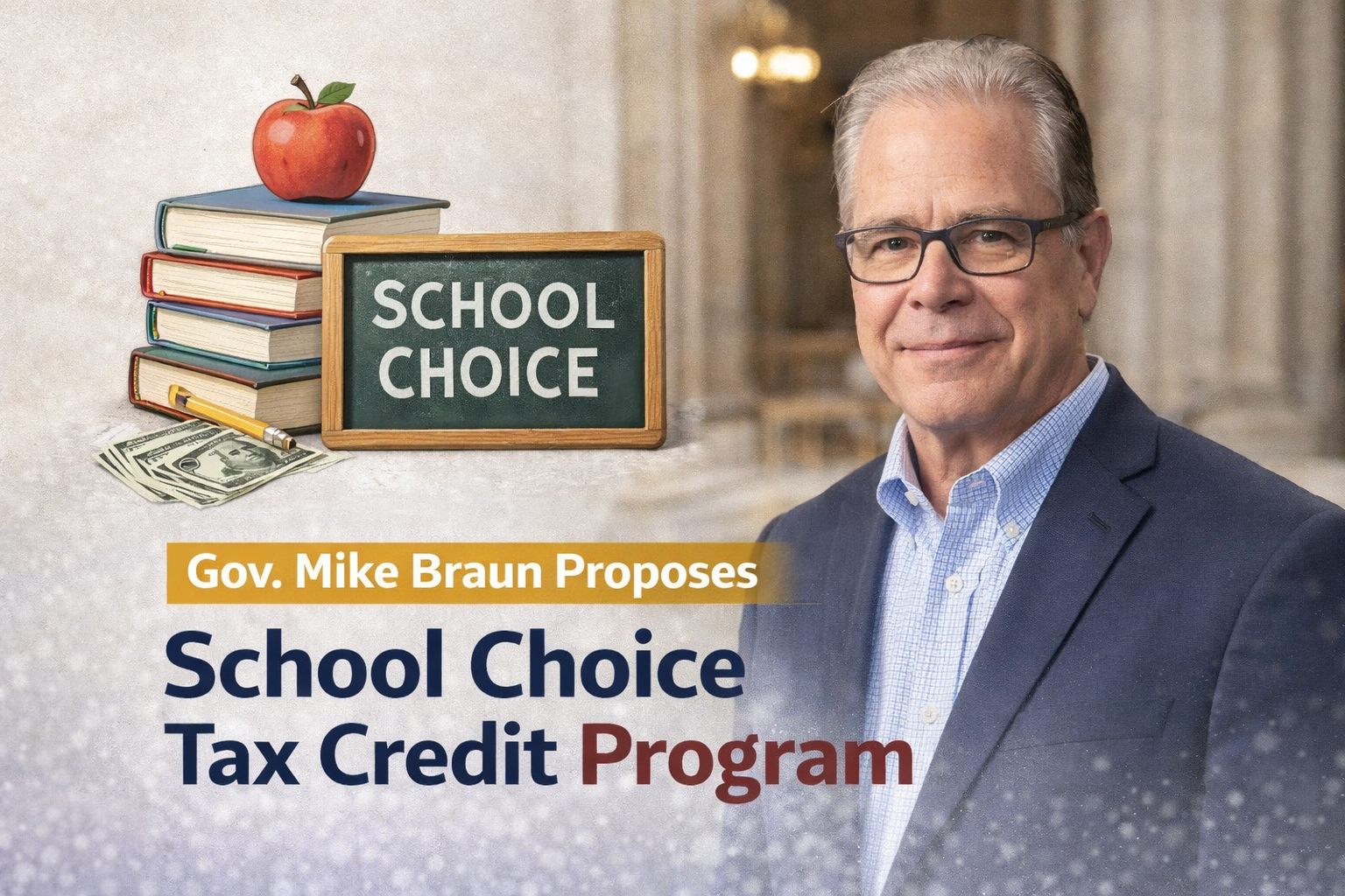 Braun Says Indiana Will Join Federal School Choice Tax Credit Program