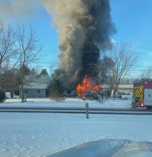 Garage Fire in Bitter Cold Causes $310K in Damage to Rural Angola Home