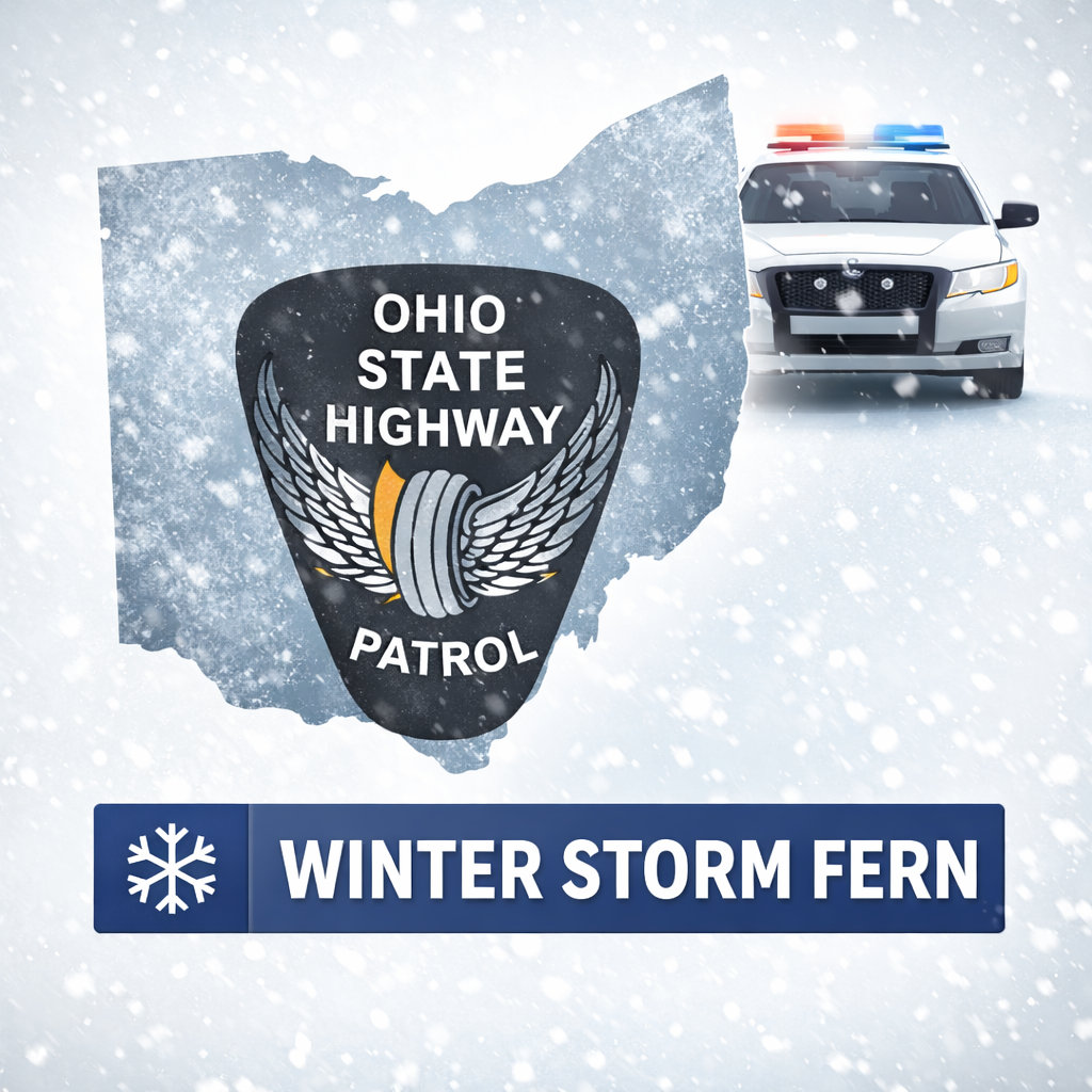 Ohio State Highway Patrol Reports More Than 2,700 Incidents During Winter Storm Fern