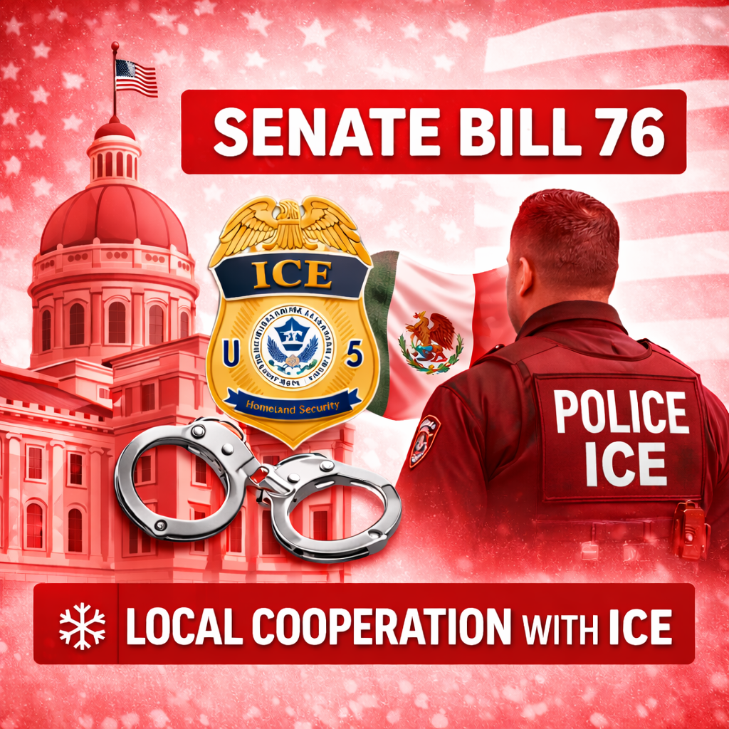 Senate Bill 76 Expands Local Cooperation With ICE, Advances to Indiana House