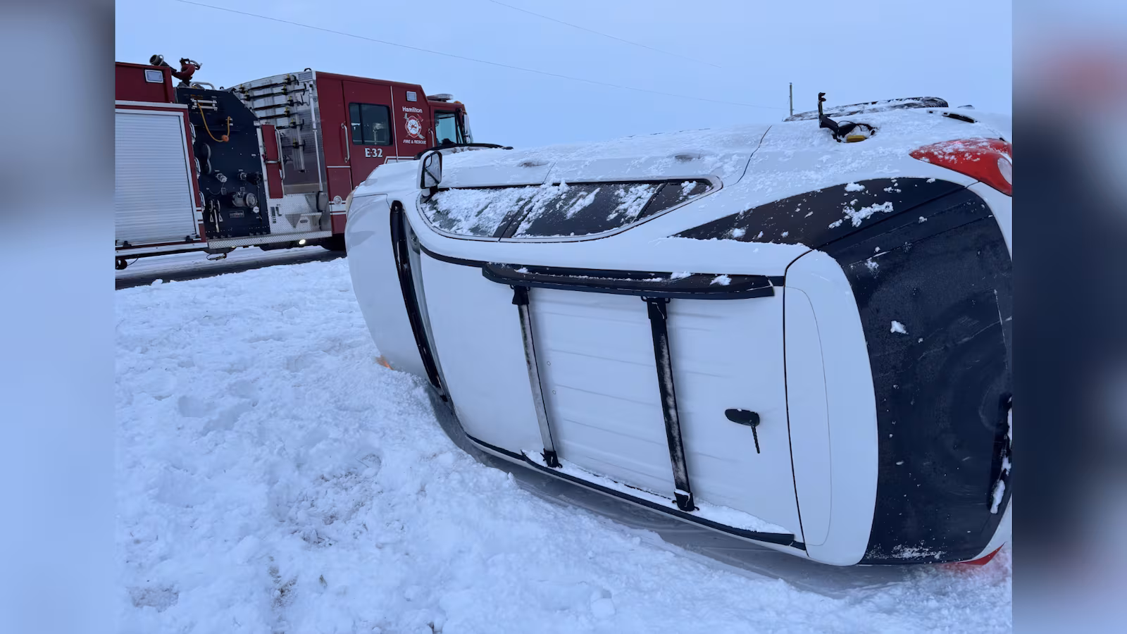 No Serious Injuries Reported in Waterloo Rollover Crash