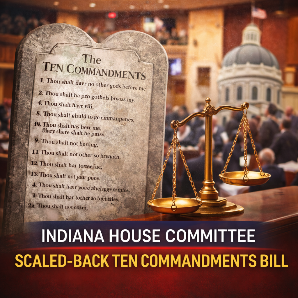 Scaled-Back Ten Commandments Bill Advances in Indiana House Committee