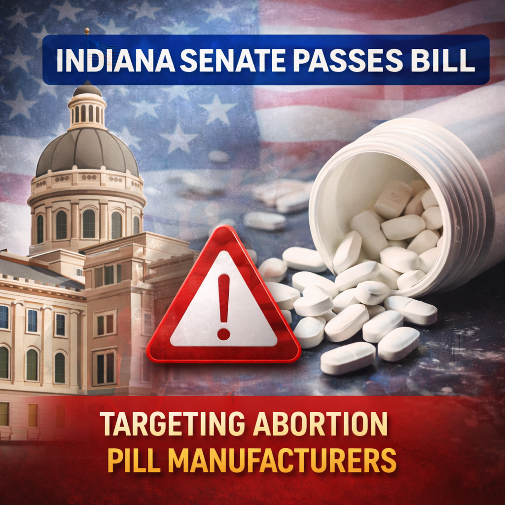 Indiana Senate Passes Bill Targeting Abortion Pill Manufacturers and Distributors