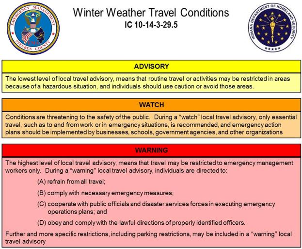 Steuben County Returns to Yellow Travel Advisory as Road Crews Continue Cleanup