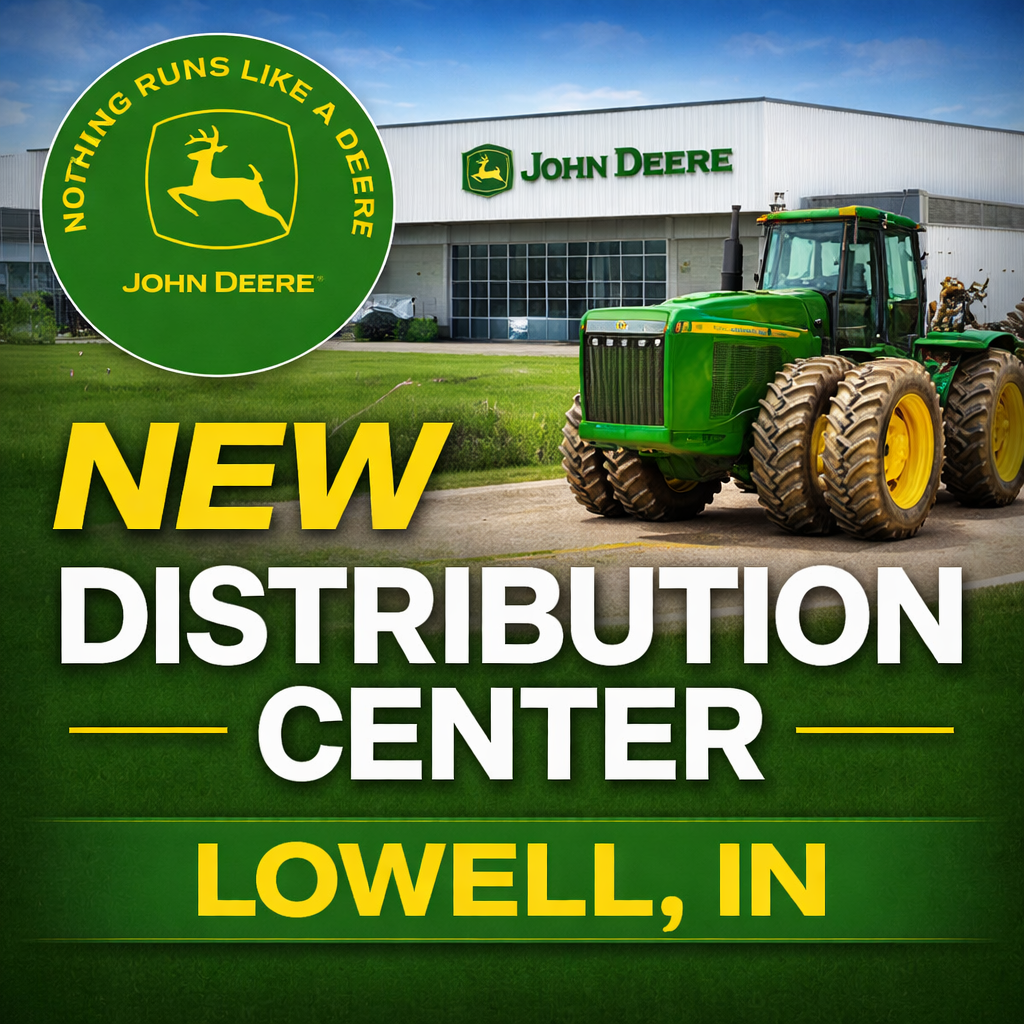 John Deere Breaks Ground on $125 Million Distribution Center in Northwest Indiana