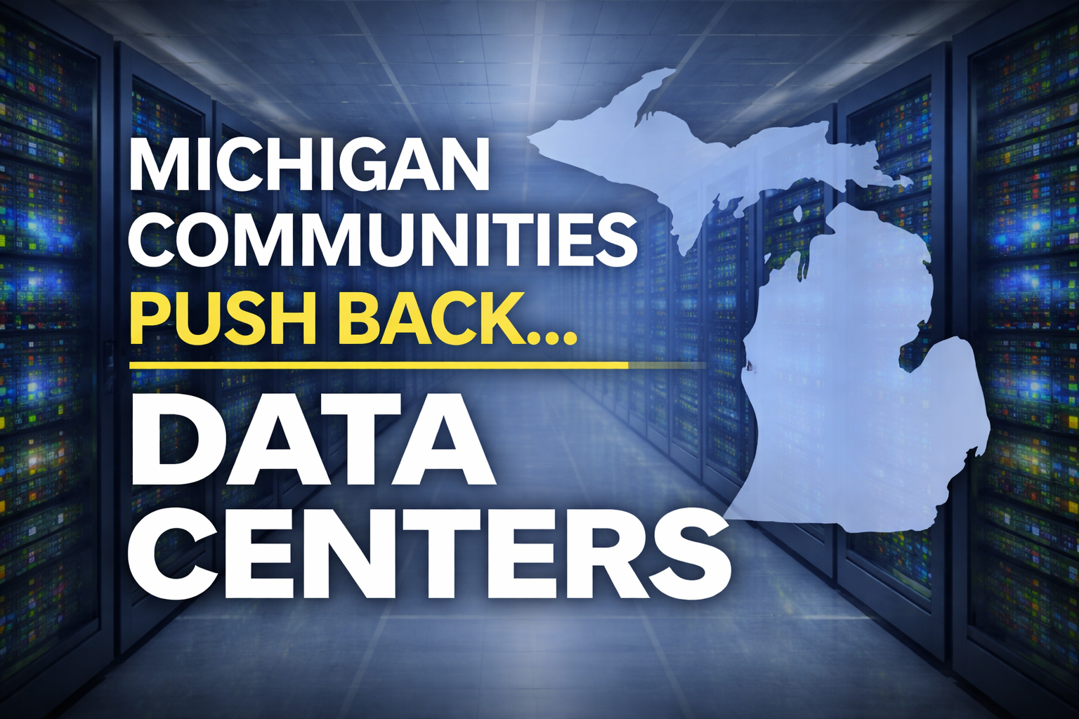 Michigan Communities Push Back Against Proposed Data Centers