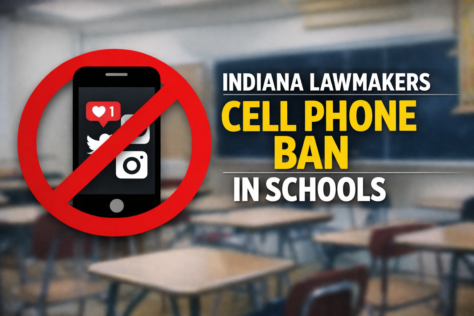 Indiana Lawmakers Hear Testimony on Bill to Ban Student Cell Phones in Schools