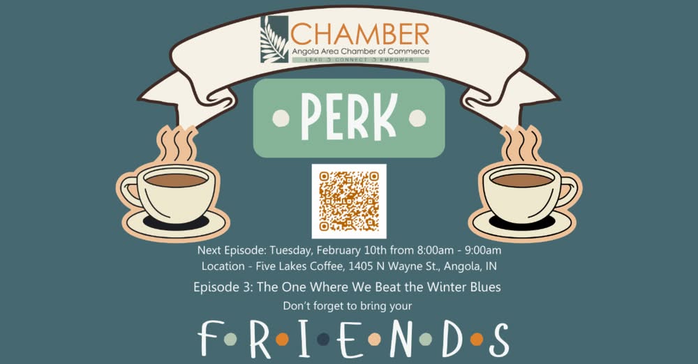 Chamber Perk Returns with Winter-Themed Networking Event in Angola