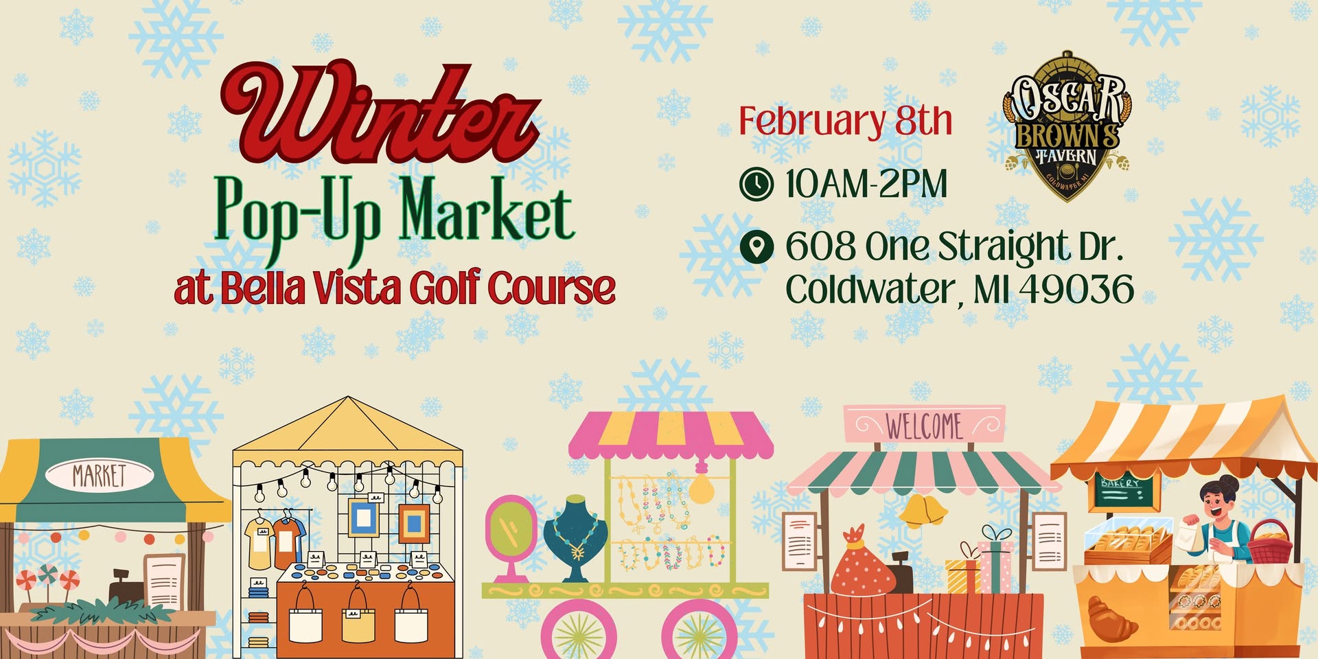 Winter Pop-Up Brings Local Shopping to Bella Vista Golf Course Sunday