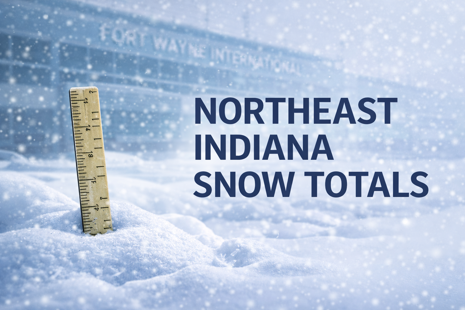 Snow Totals In: Several Inches Fall Across Northeast Indiana