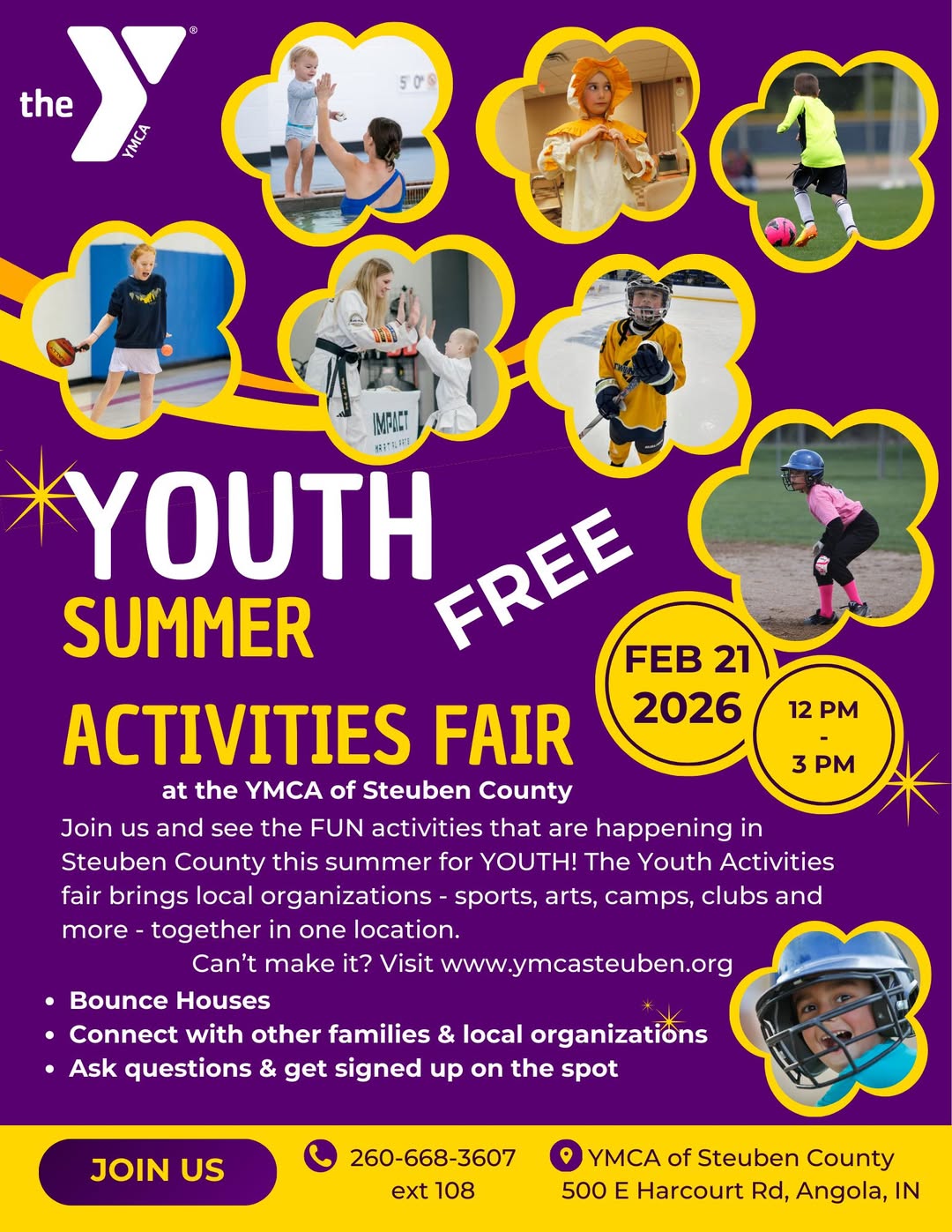 YMCA Youth Activities Fair Aims to Connect Steuben County Families With Local Programs