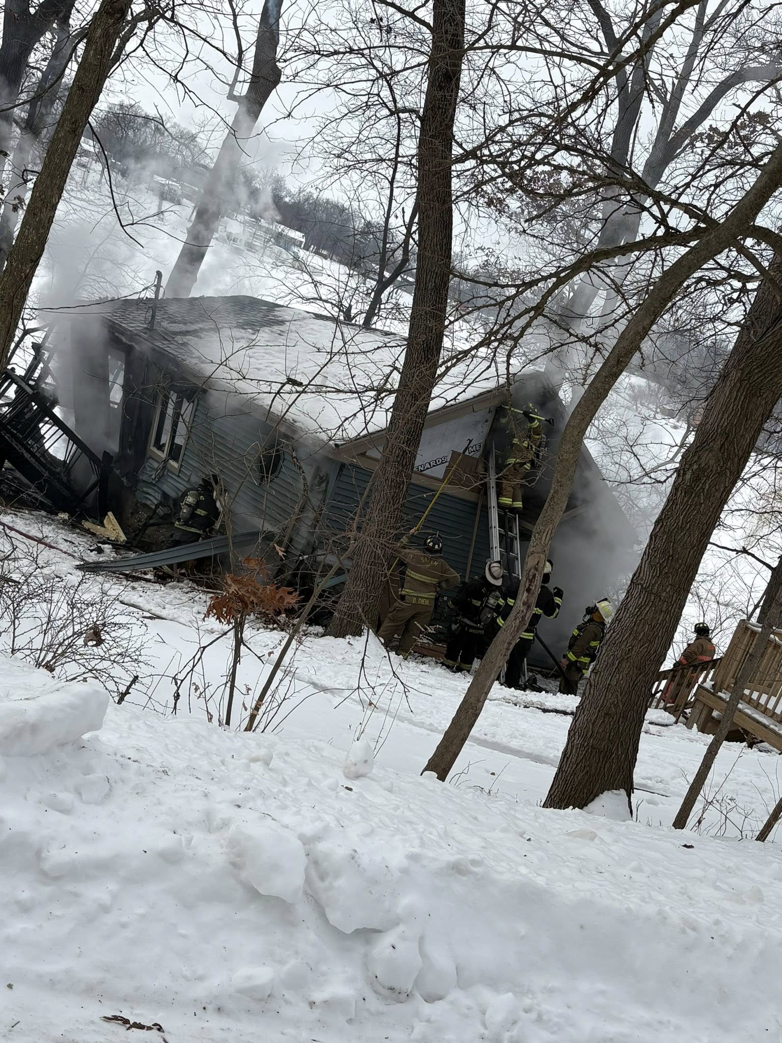 House Explosion Near Salem Center Draws Large Multi-Department Fire Response