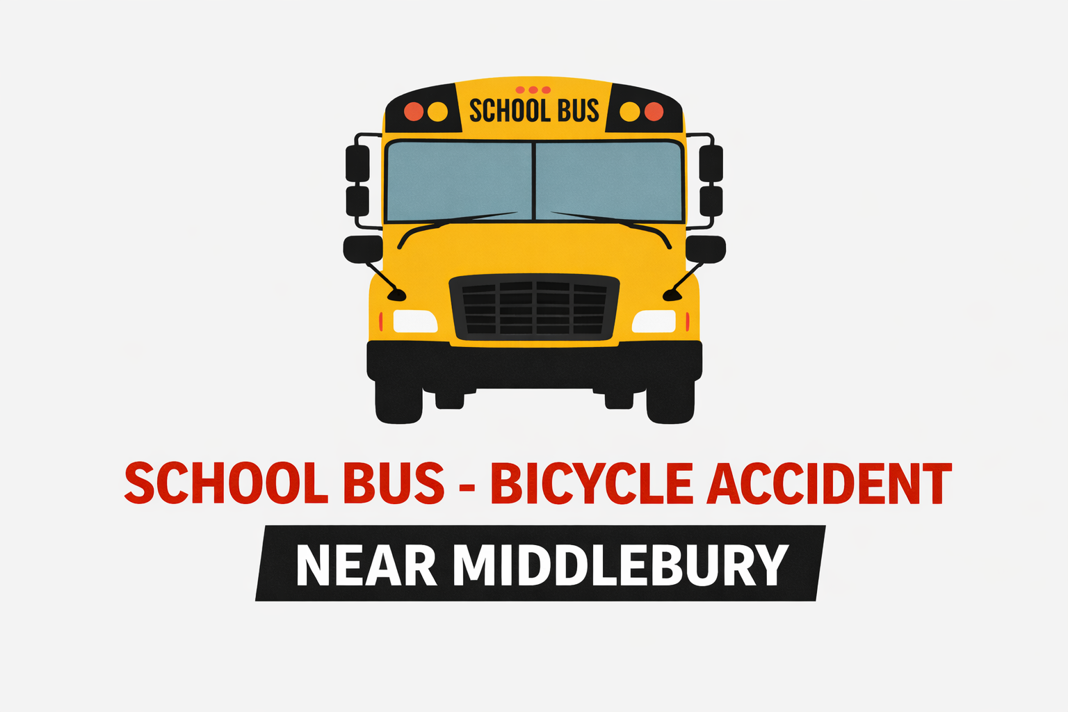 Alcohol Suspected in Bicycle-School Bus Crash Near Middlebury