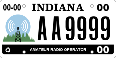 BMV Unveils New Amateur Radio License Plate Design