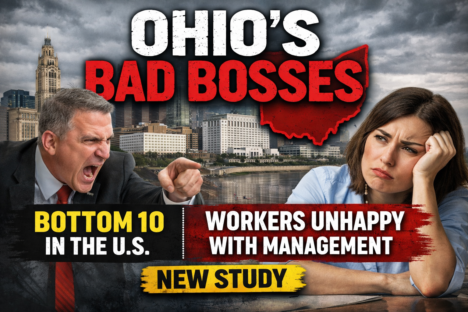Ohio Ranks Among Worst States For Bad Bosses