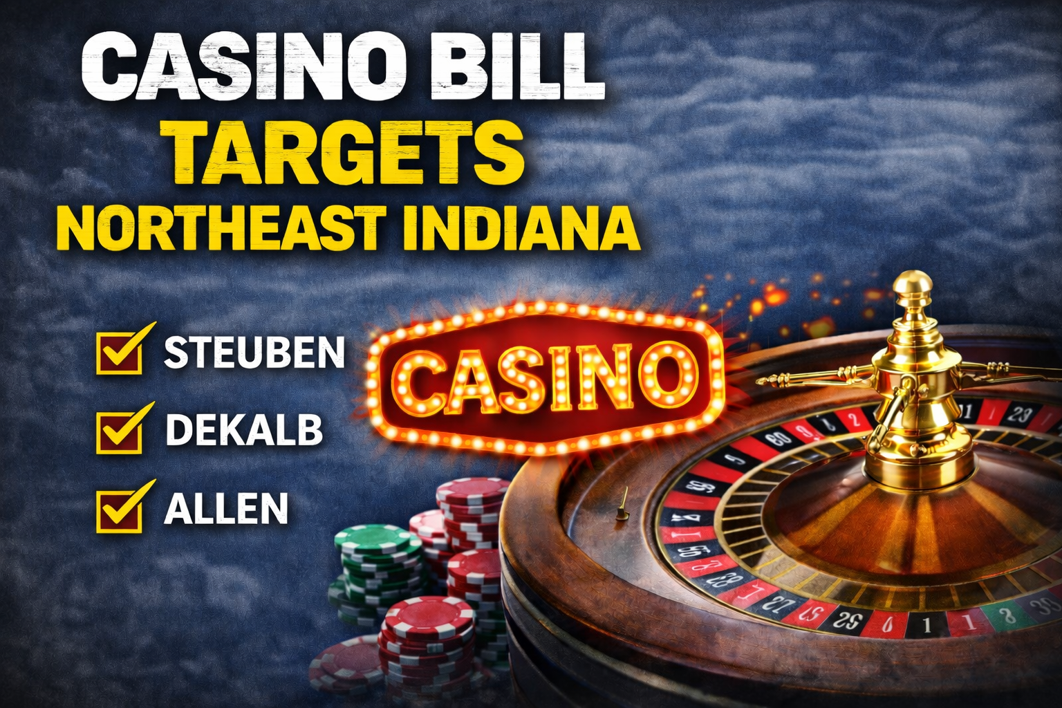 Indiana Senate Set For Final Vote On Casino Bill Targeting Northeast Indiana