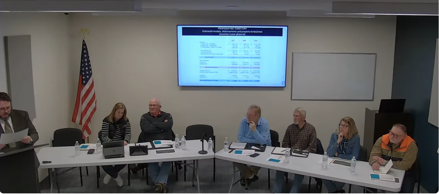 Residents Push Back at Angola-Pleasant Township Fire Territory Meeting