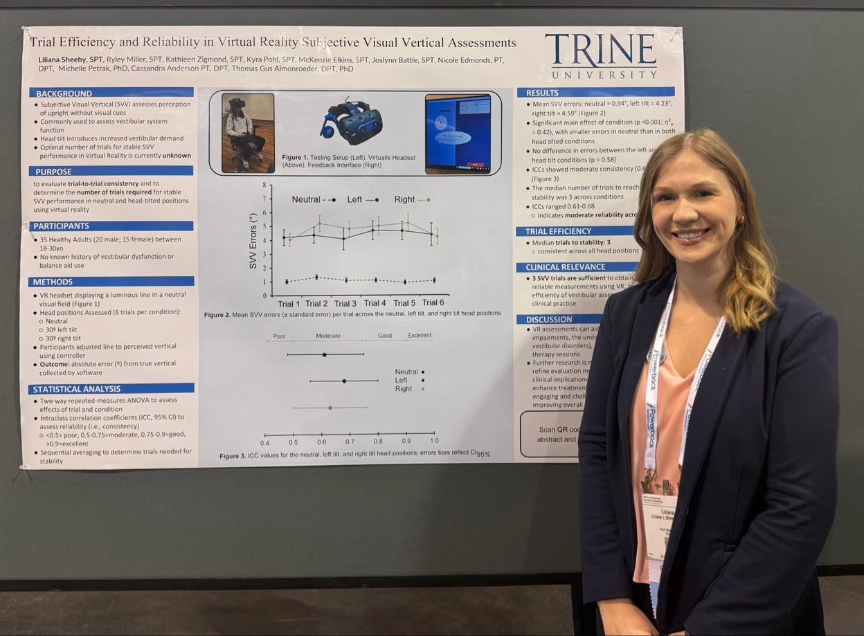 Trine DPT Students, Faculty Showcase Research At National Physical Therapy Conference
