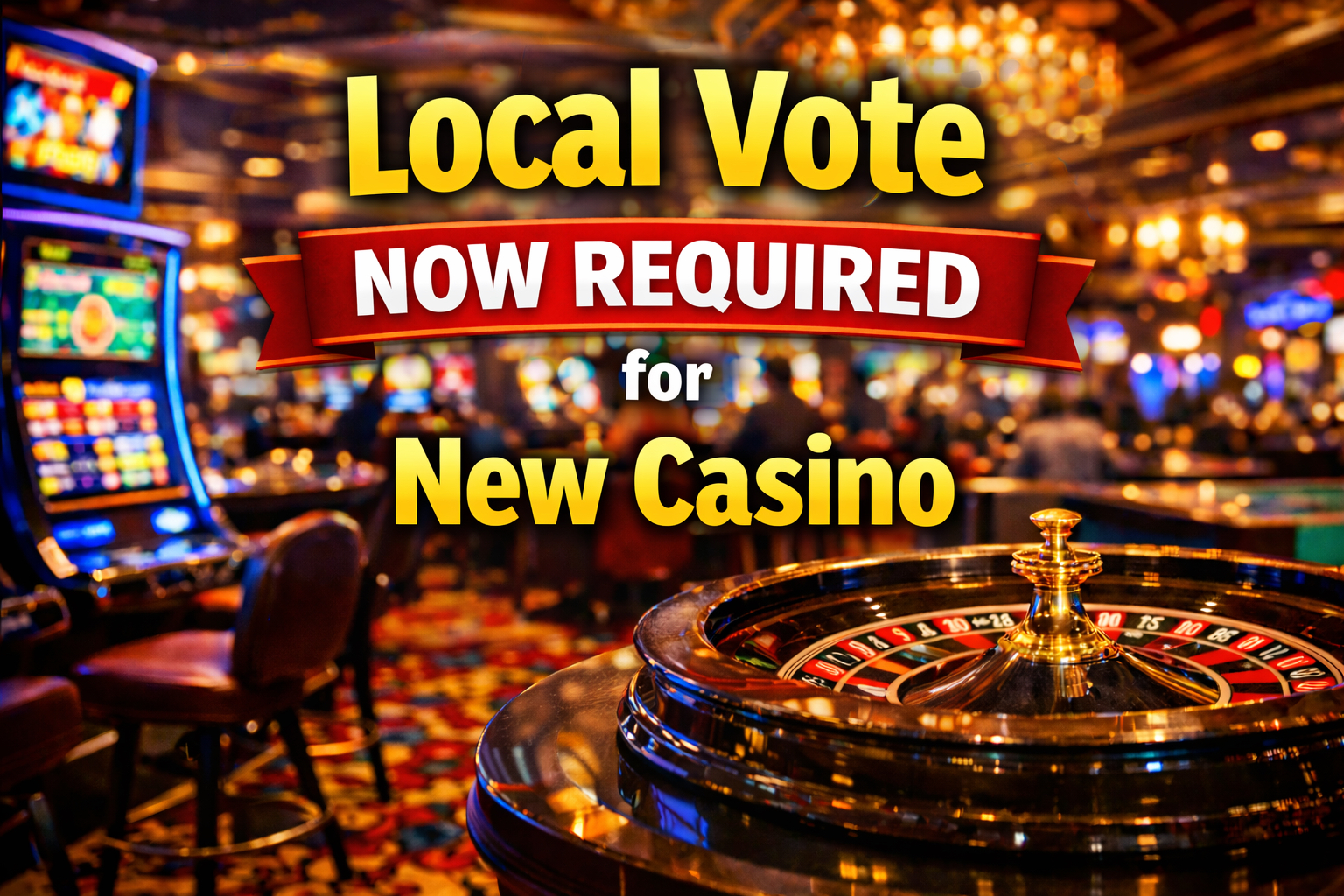 Local Voters Would Decide: New Casino Plan Requires Referendum