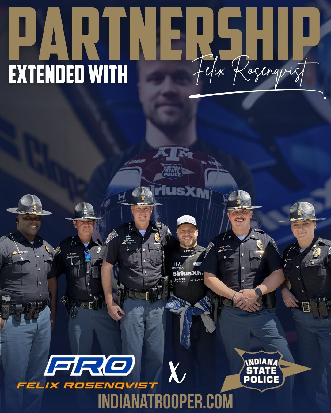 Indiana State Police Extend INDYCAR Partnership