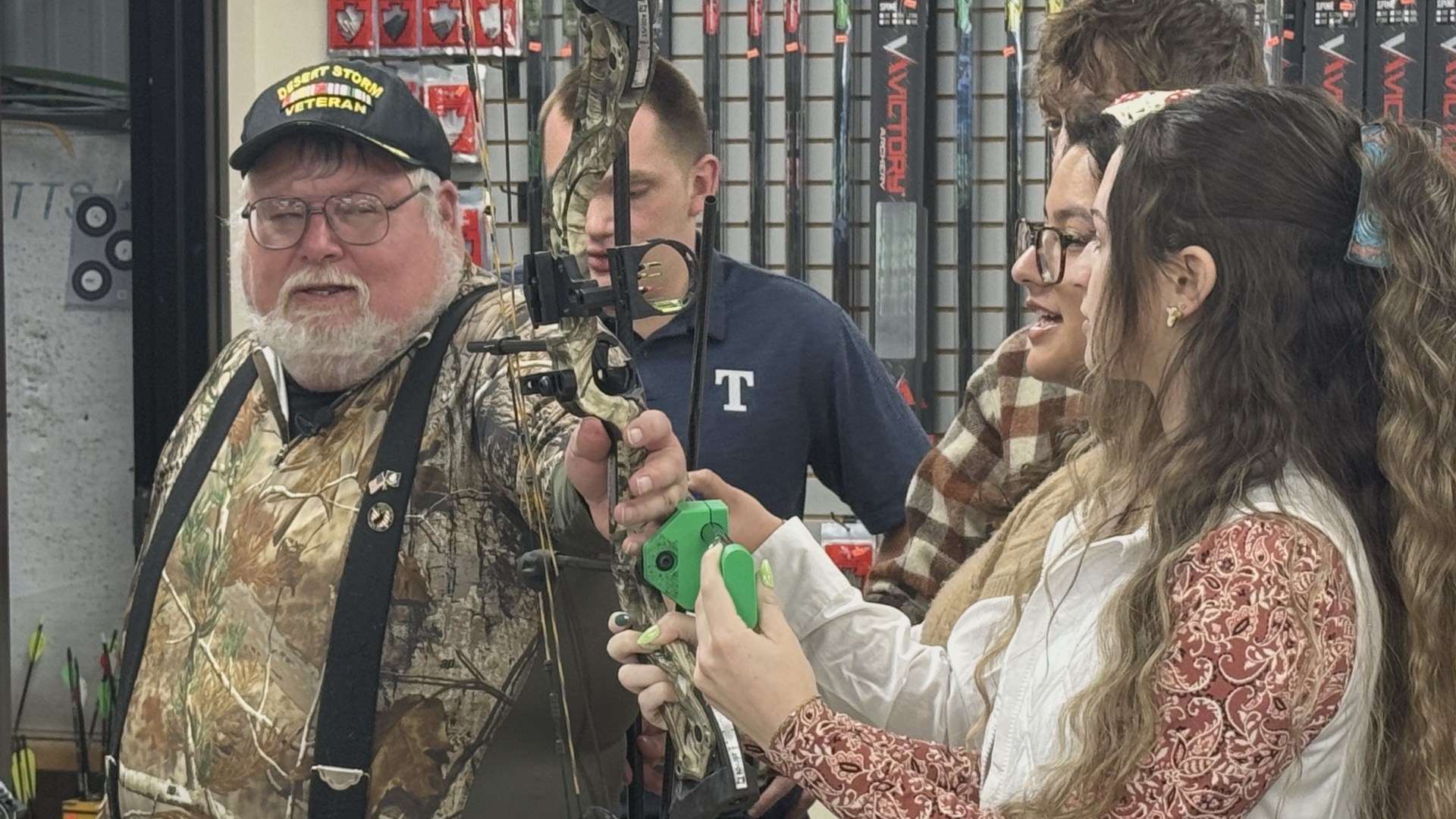 Bullseye: Trine Engineering Students Help Veteran Return to Archery