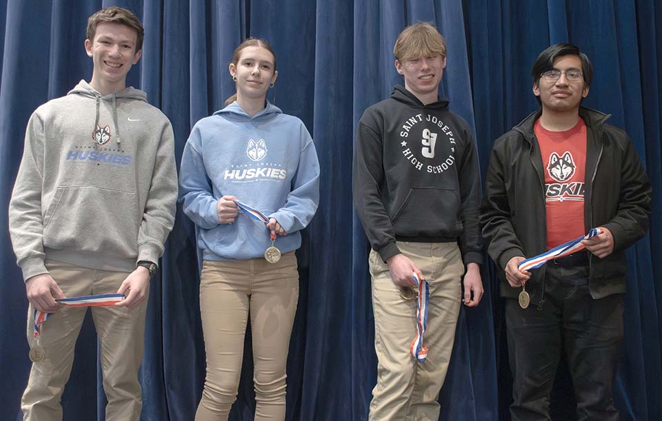Trine Honors Students in Annual Math Competition