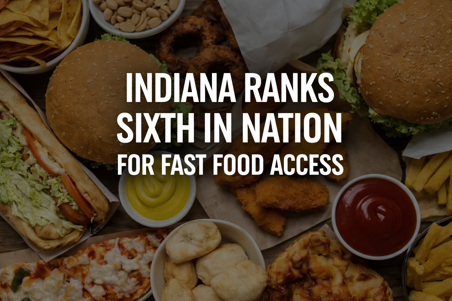Study Ranks Indiana Among Top States For Fast Food Access
