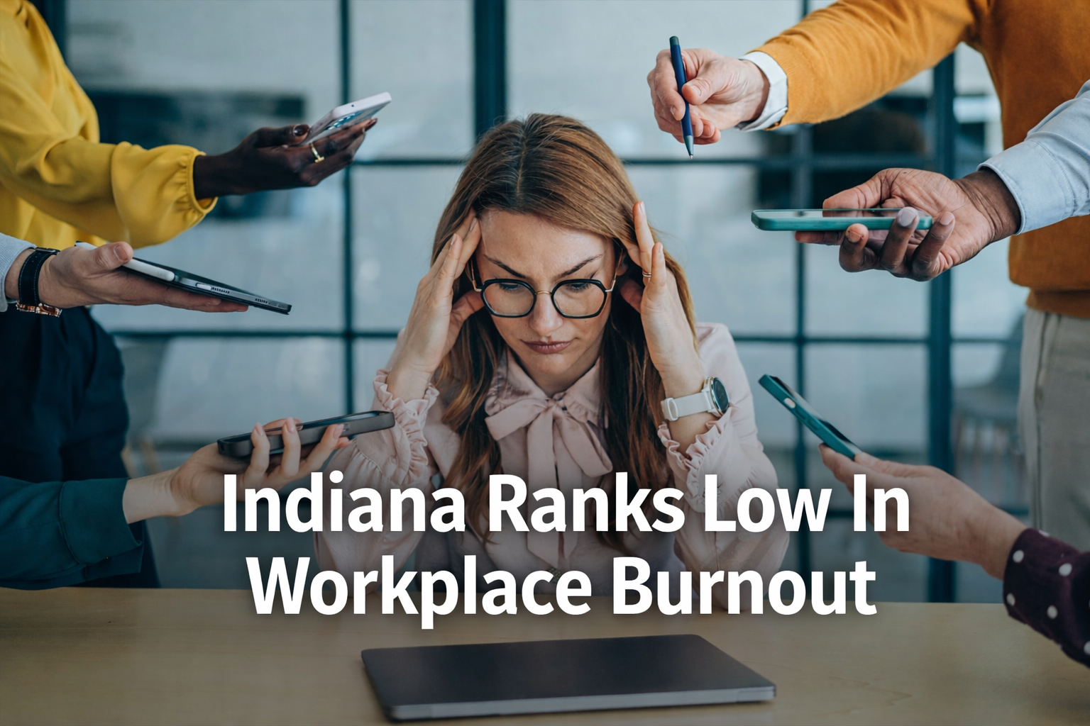 Indiana Ranks Low For Workplace Burnout Risk In National Study