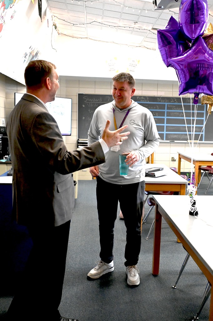 Angola Middle School Names Miller Golden Apple Teacher of the Year