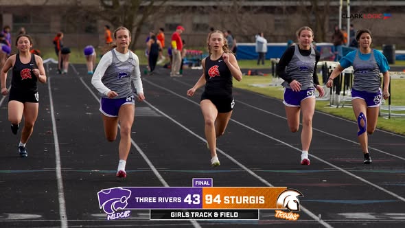 Three Rivers girls track falls to Sturgis - WBET