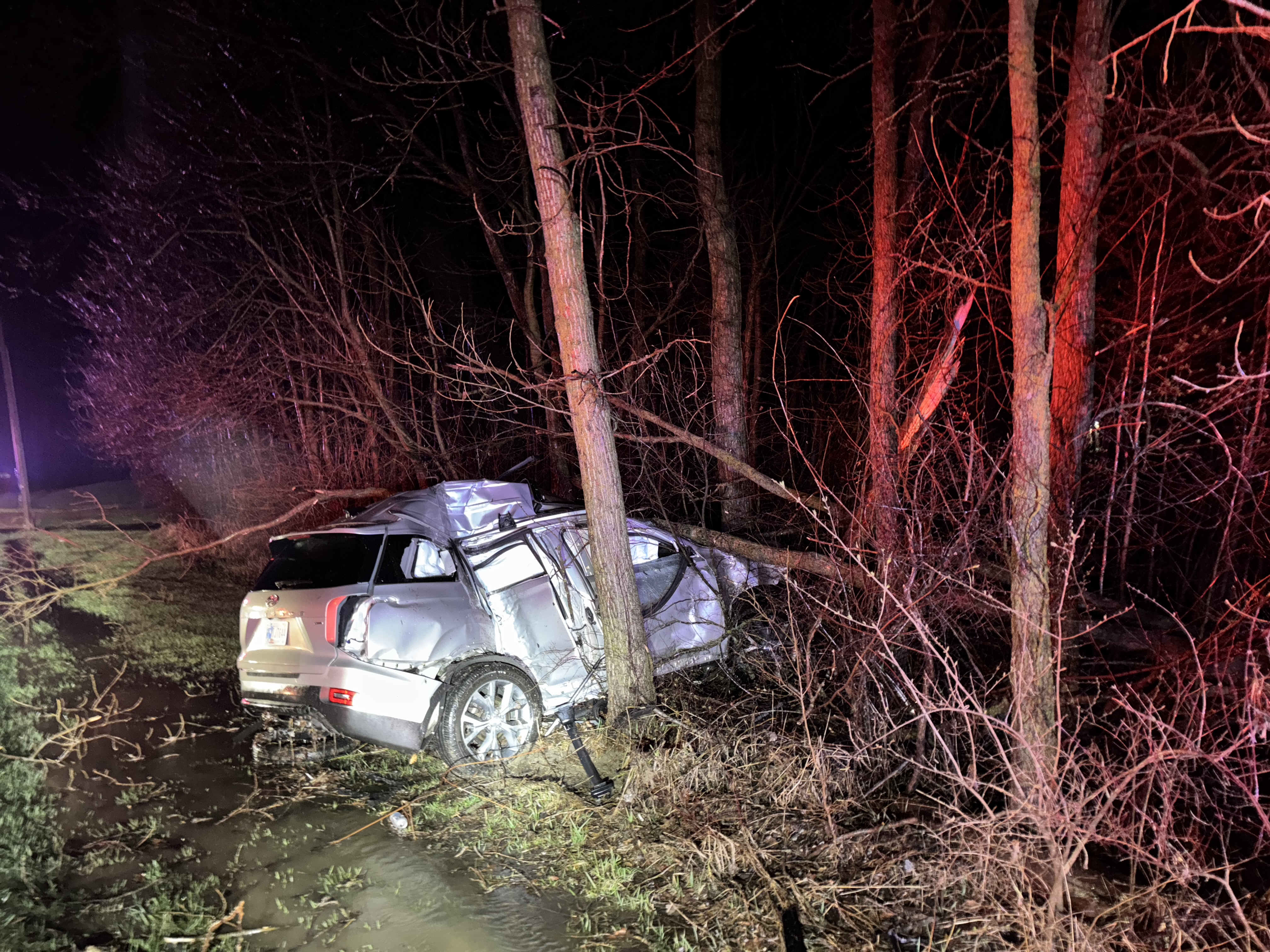 Teen Hurt After SUV Hydroplanes Into Trees In DeKalb County