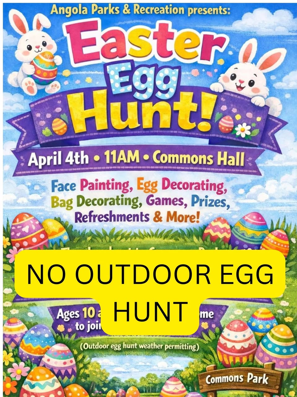 Angola Moves Easter Event Indoors Due To Weather Threat