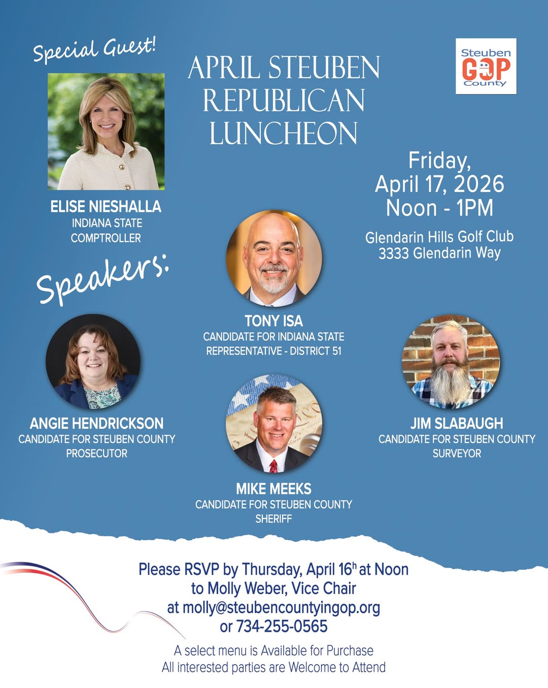 State Comptroller Elise Nieshalla Added To Friday Steuben GOP Luncheon