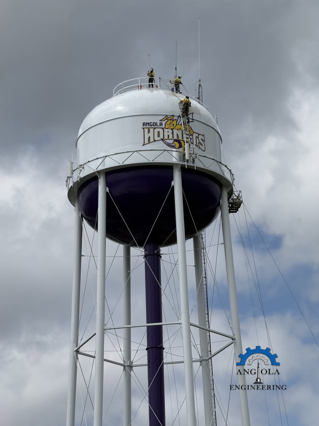 Calvary Lane Water Tower Nearing Completion In Angola