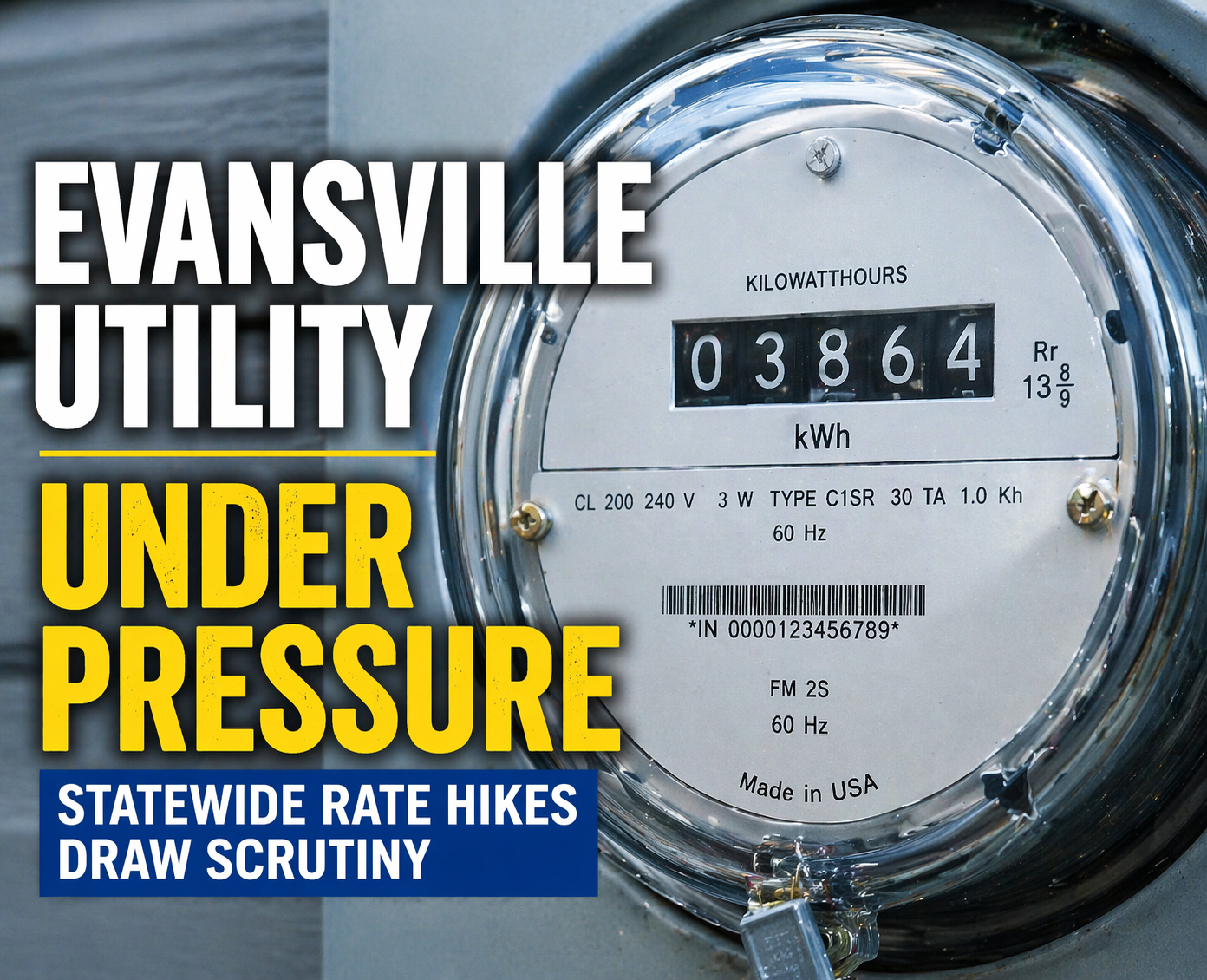 Evansville Utility Bill Anger Spurs Local Action, Echoes Statewide Pressure