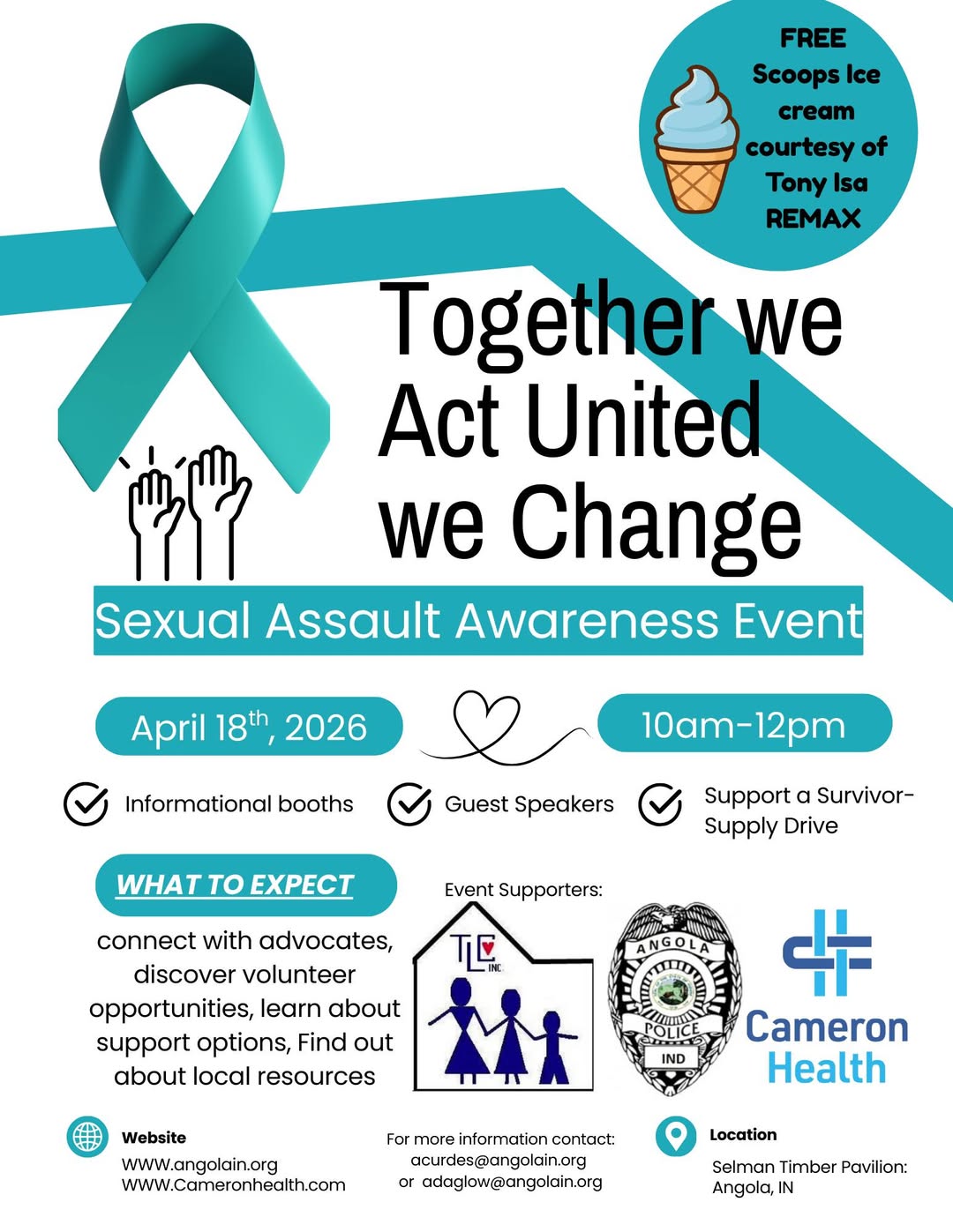 Sexual Assault Awareness Event Planned Saturday In Angola